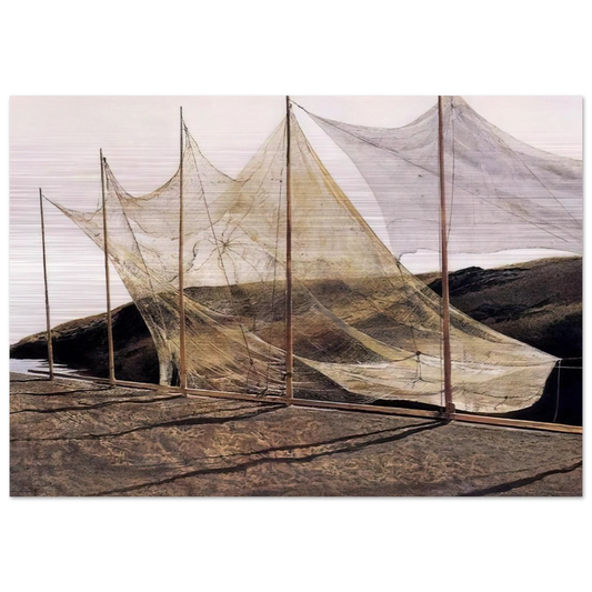 PENTECOST 1989 - Andrew Wyeth Brushed Aluminum Print - 70x100 cm / 28x40 inches | Andrew Wyeth Aluminum Print | Andrew Wyeth Prints