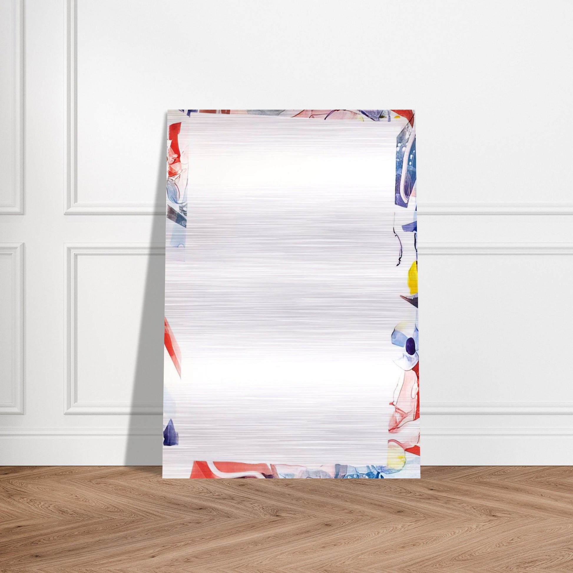 Untitled  SFM66-03  - Sam Francis Brushed Aluminum Print - 70x100 cm / 28x40 inches | Sam Francis Aluminum Print | Sam Francis Prints