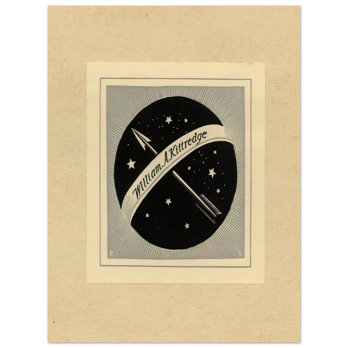 Rockwell Kent - Illustration to William A. Kittredge  75x100 cm / 30x40inches Fine Art Poster