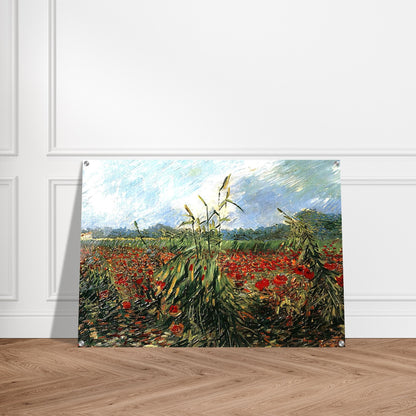 Green Ears of Wheat - Vincent van Gogh Acrylic Print - 70x100 cm / 28x40″ inches | Vincent van Gogh Wall Art | Vincent van Gogh Prints