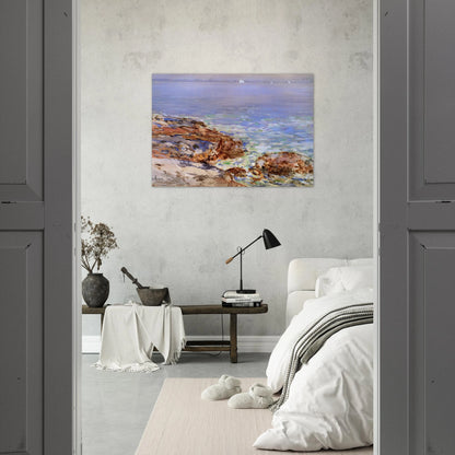 Seascape, Isles of Shoals - Childe Hassam Brushed Aluminum Print - 70x100 cm / 28x40 inches | Childe Hassam Aluminum Print | Childe Hassam Prints