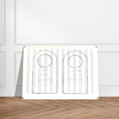 UNTITLED 1995 3 - Louise Bourgeois Acrylic Print - 70x100 cm / 28x40″ inches