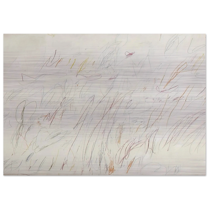 Sunset - Cy Twombly Brushed Aluminum Print - 70x100 cm / 28x40 inches | Cy Twombly Aluminum Print | Cy Twombly Prints