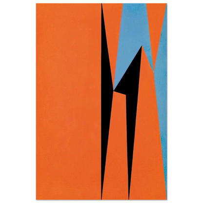 Dichotomic Organization - 1959 - Lorser Feitelson Art Prints - 100x150 cm / 40x60″ inches | Lorser Feitelson Poster | Lorser Feitelson Prints