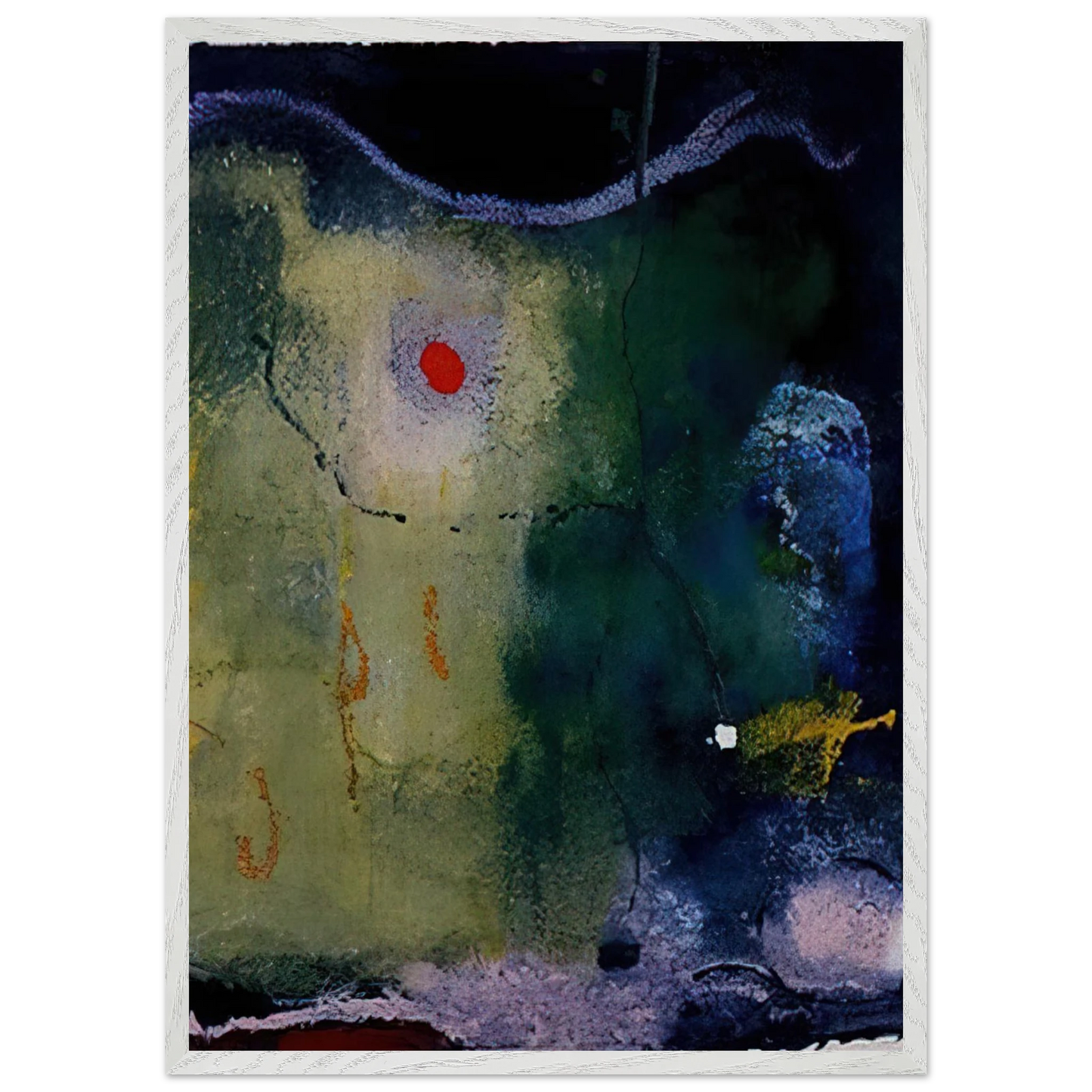 Helen Frankenthaler - The Other Side of the Moon - 1995 Wall art - A2 (42 x 59.4  cm) - Fine Art Poster-canvas - -