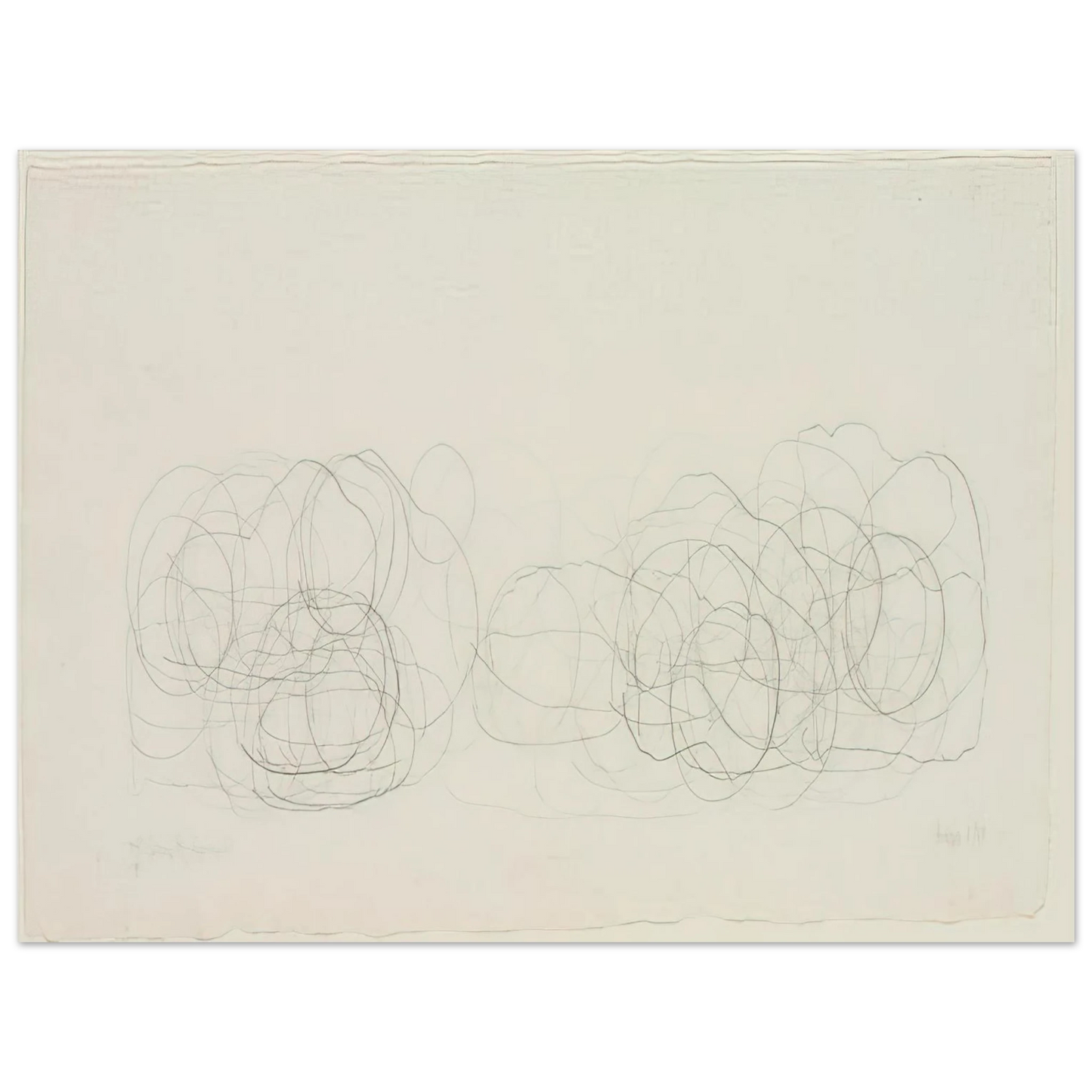 John Cage - 7R15 Where R=Ryoanji - 1983  75x100 cm / 30x40inches Fine Art Poster