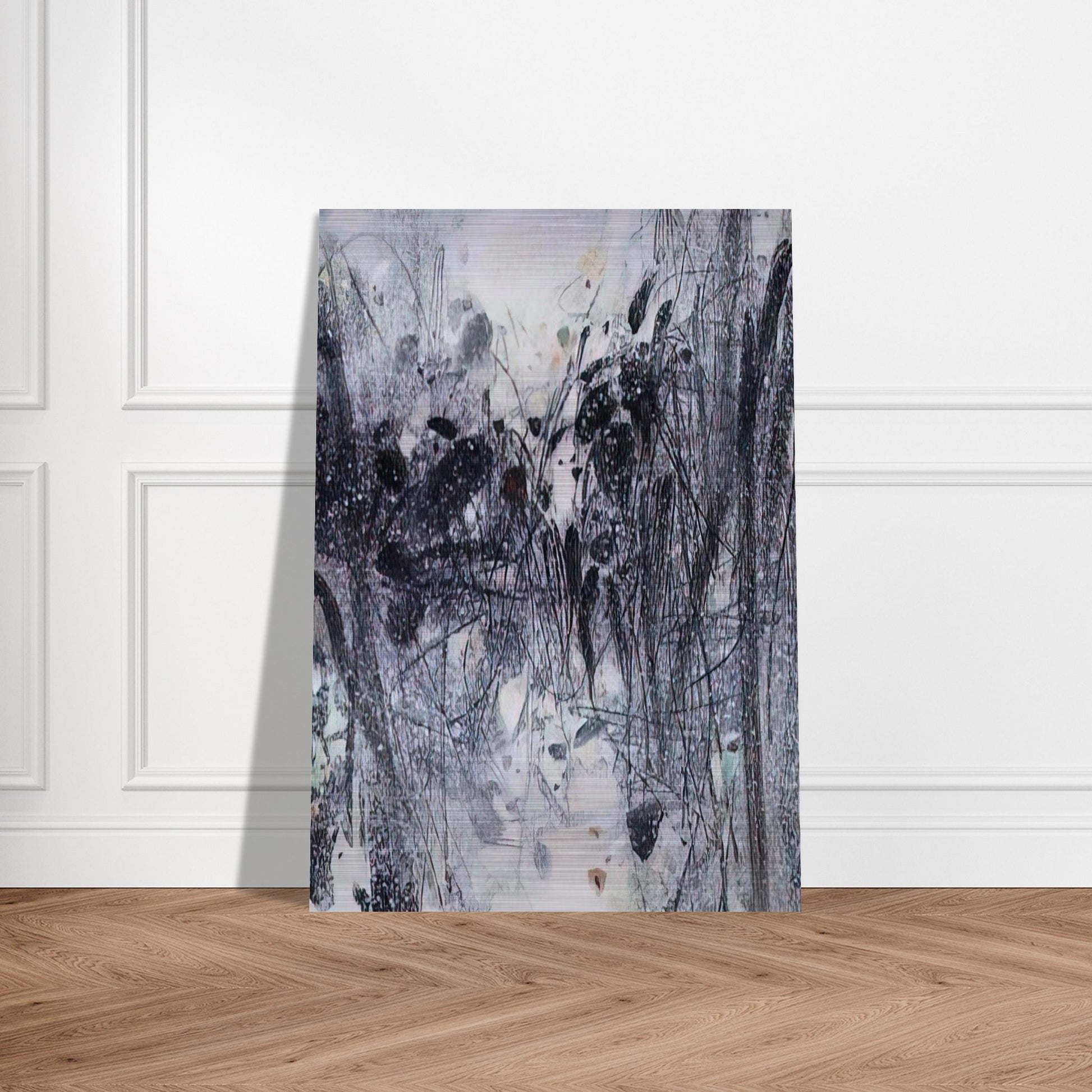 EVOCATION BLEUE 1989 - Chu teh Chun Brushed Aluminum Print - 70x100 cm / 28x40 inches | Chu teh Chun Aluminum Print | Chu teh Chun Prints