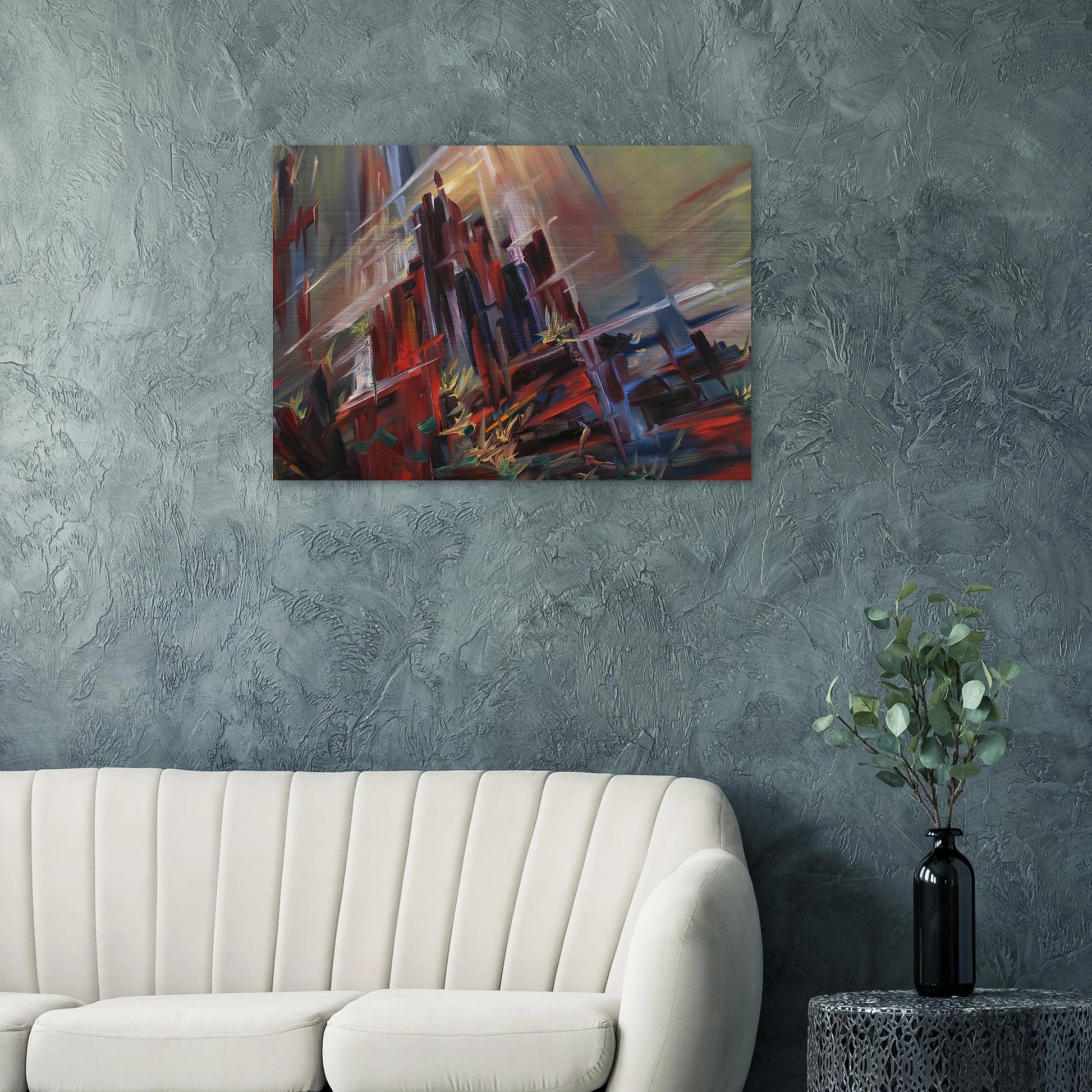 Inferno - 1974 - Konrad Zuse Brushed Aluminum Print - 70x100 cm / 28x40 inches | Konrad Zuse Aluminum Print | Konrad Zuse Prints