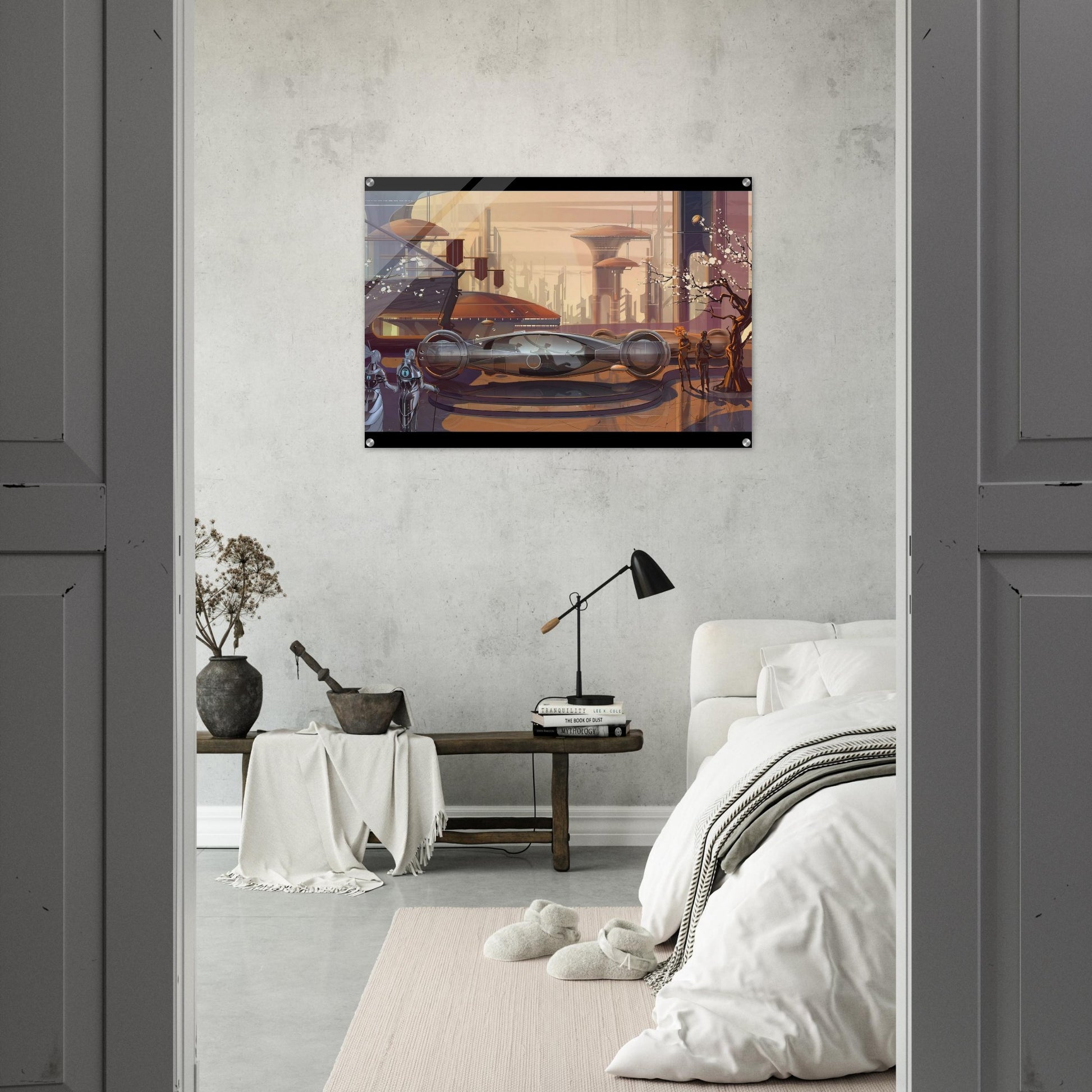 Syd Mead - Syd Mead Acrylic Print - 70x100 cm / 28x40″ inches