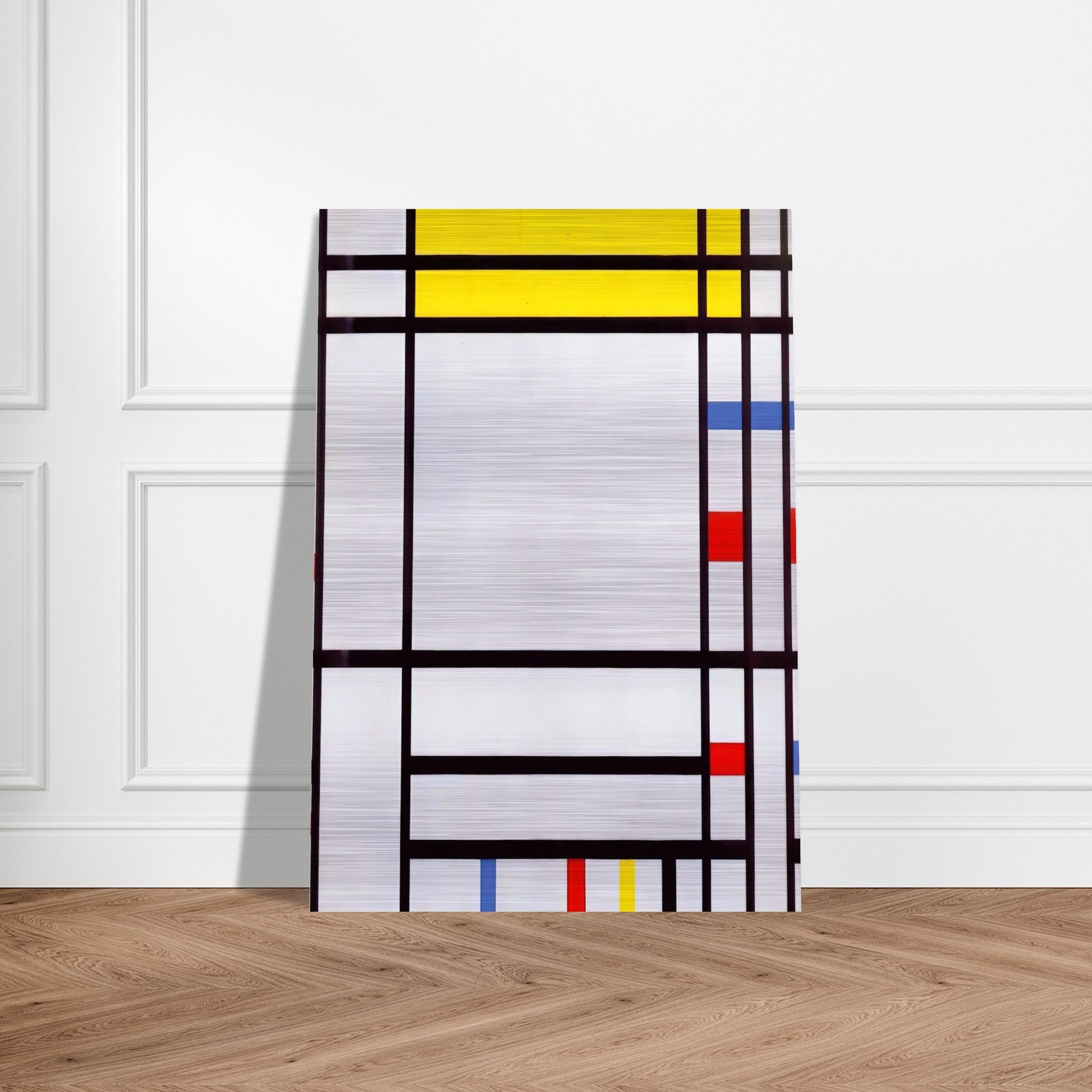 Place de la Concorde - Piet Mondrian Brushed Aluminum Print - 70x100 cm / 28x40 inches | Piet Mondrian Aluminum Print | Piet Mondrian Prints