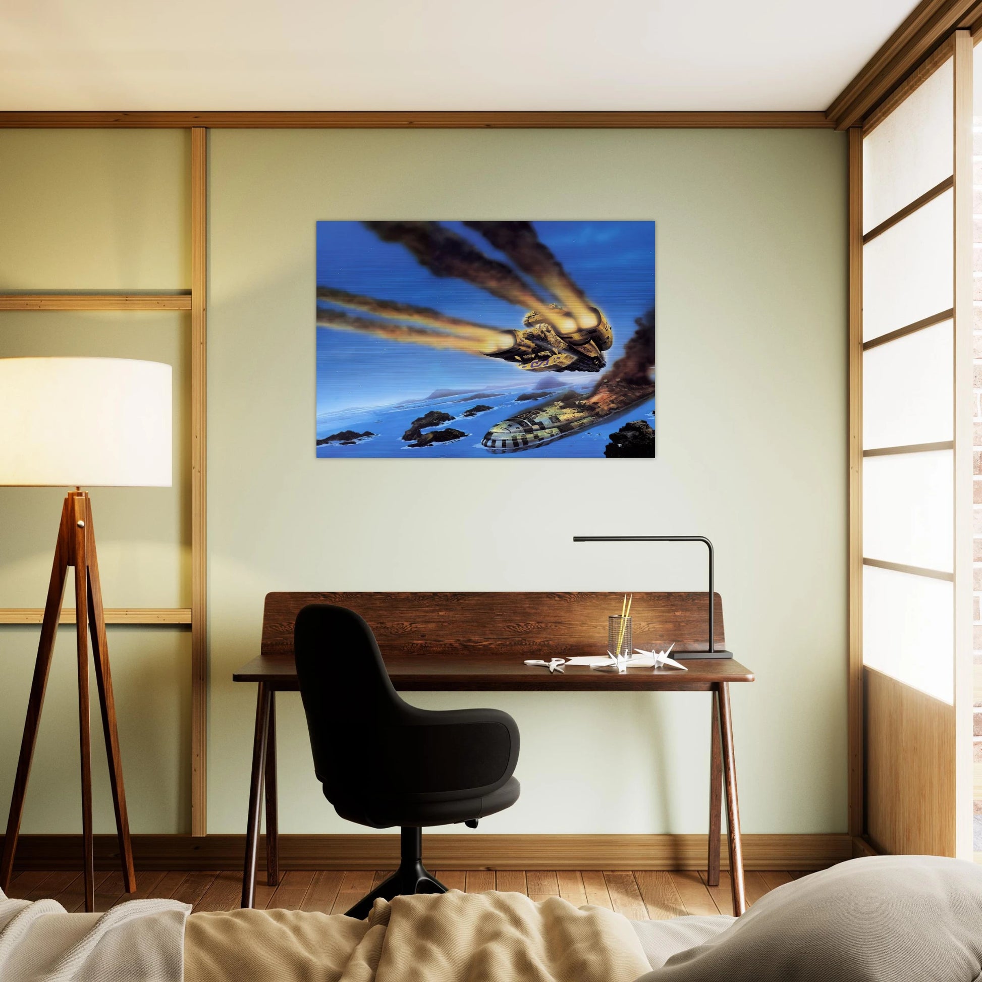 Chris Foss - Chris Foss Brushed Aluminum Print - 70x100 cm / 28x40 inches | Chris Foss Aluminum Print | Chris Foss Prints