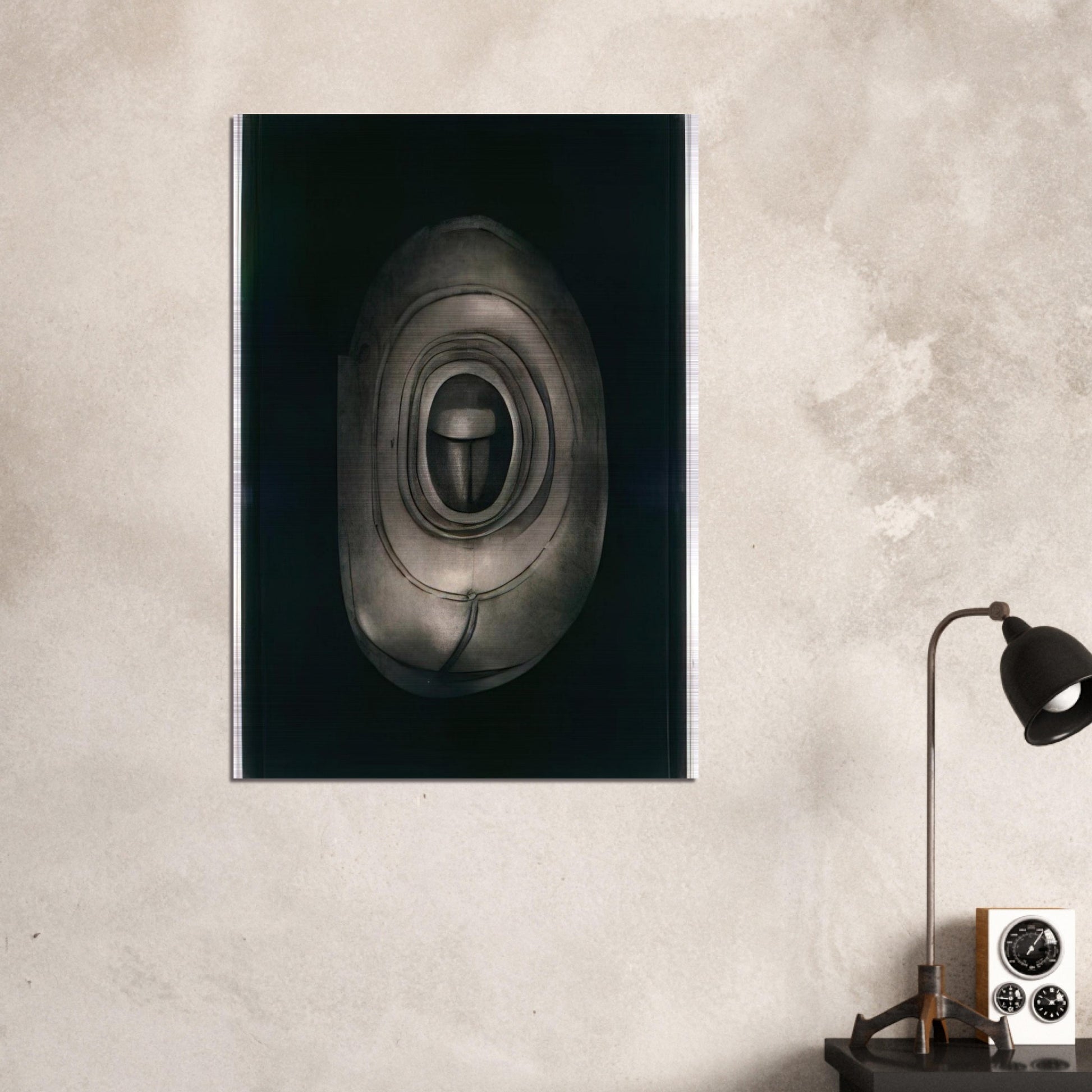 UNTITLED 1964 - Lee Bontecou Brushed Aluminum Print - 70x100 cm / 28x40 inches | Lee Bontecou Aluminum Print | Lee Bontecou Prints