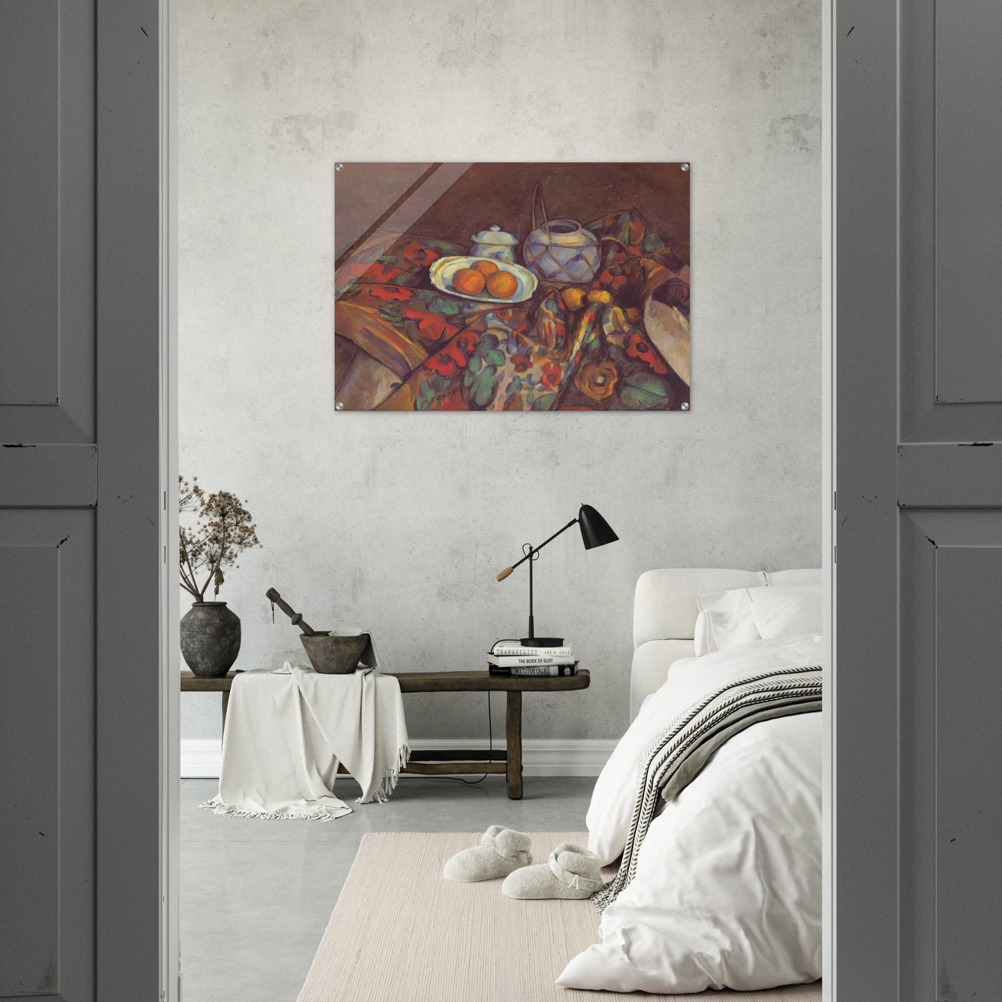 Still Life with Oranges - Paul Cézanne Acrylic Print - 70x100 cm / 28x40″ inches