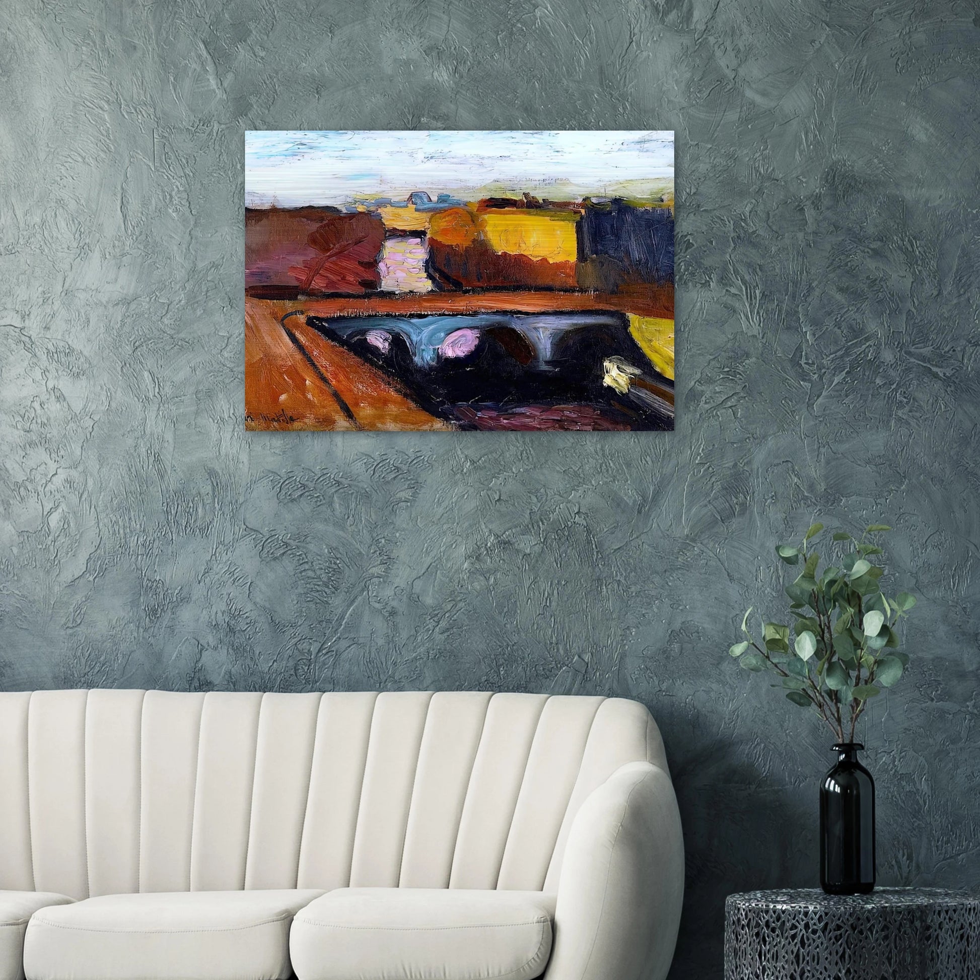 VIEW OF THE SEINE THE PONT SAINT MICHEL 1904 - Henri Matisse Brushed Aluminum Print - 70x100 cm / 28x40 inches | Henri Matisse Aluminum Print | Henri Matisse Prints