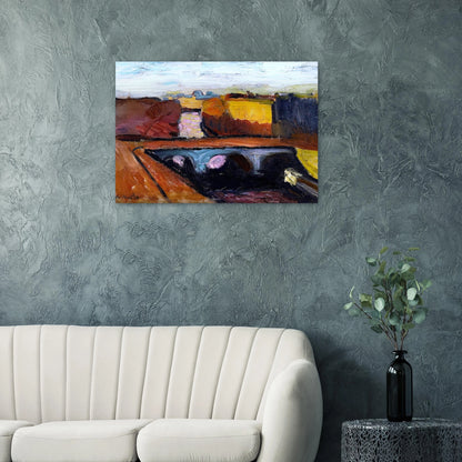 VIEW OF THE SEINE THE PONT SAINT MICHEL 1904 - Henri Matisse Brushed Aluminum Print - 70x100 cm / 28x40 inches | Henri Matisse Aluminum Print | Henri Matisse Prints