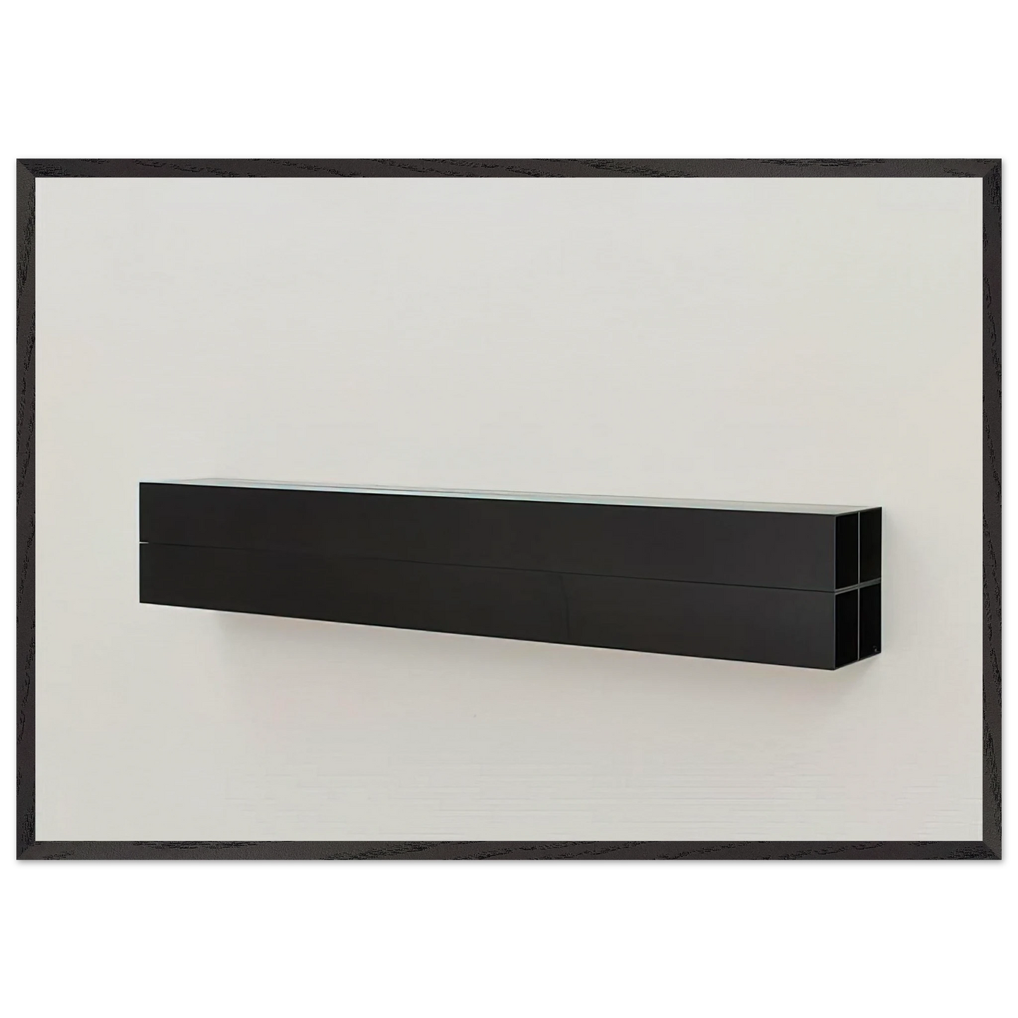 Untitled - 1990 N1 - Donald Judd 70x100 cm / 28x40 inches Framed Art Print – Black Wooden Frame