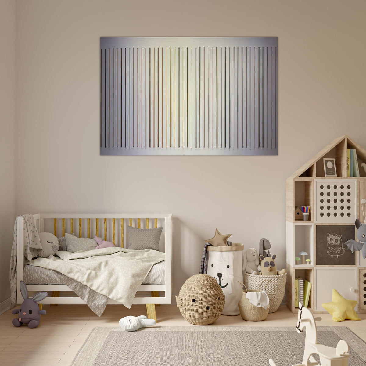Color Needles - 1984 - Gene Davis Art Prints - 100x150 cm / 40x60″ inches | Gene Davis Poster | Gene Davis Prints
