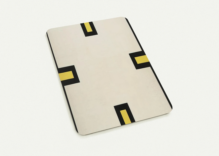 Maltese Cross By Al Held Pack of 10 Post Cards | Al Held Post Cards | A6 (10.5 x 14.8 cm) - 4.1 x 5.8 inches