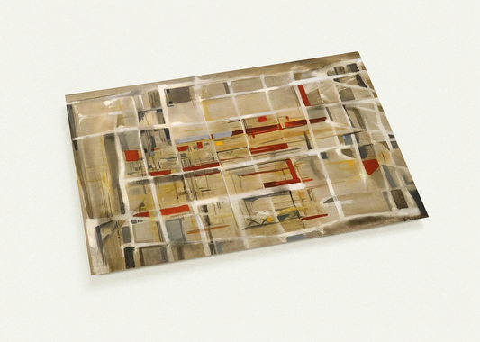 Interieur à la spirale - 1949 By Maria Helena Vieira da Silva Pack of 10 Post Cards | Maria Helena Vieira da Silva Post Cards | A6 (10.5 x 14.8 cm) - 4.1 x 5.8 inches