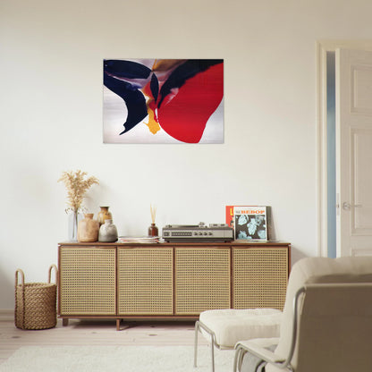 Untitled - Color Field Painting, Lyrical Abstraction - Paul Jenkins Brushed Aluminum Print - 70x100 cm / 28x40 inches | Paul Jenkins Aluminum Print | Paul Jenkins Prints