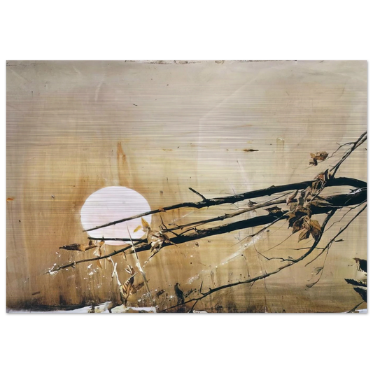 FULL MOON 1980 - Andrew Wyeth Brushed Aluminum Print - 70x100 cm / 28x40 inches | Andrew Wyeth Aluminum Print | Andrew Wyeth Prints