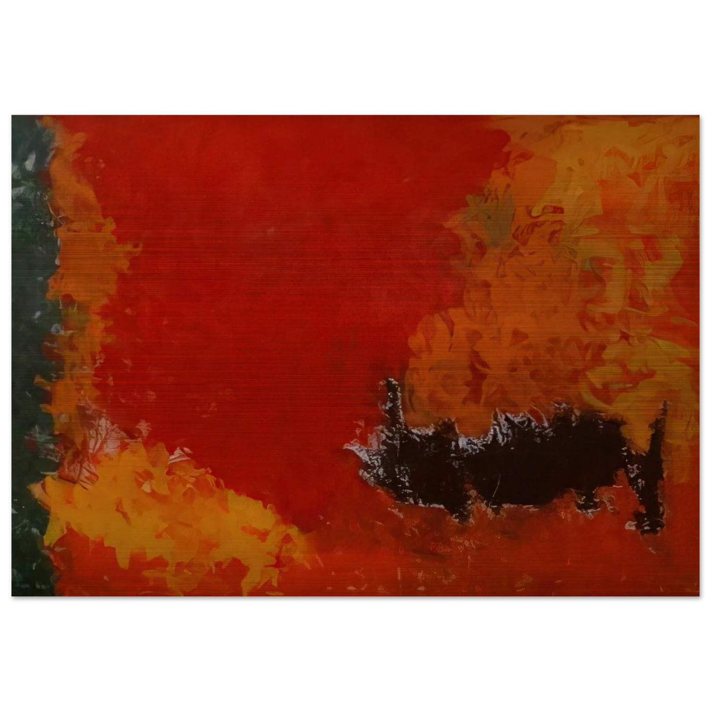 Reward #2 - 1960 - Theodoros Stamos Brushed Aluminum Print - 70x100 cm / 28x40 inches | Theodoros Stamos Aluminum Print | Theodoros Stamos Prints