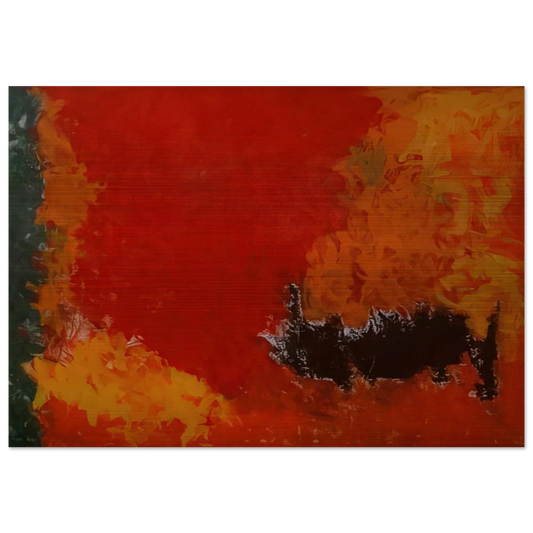 Reward #2 - 1960 - Theodoros Stamos Brushed Aluminum Print - 70x100 cm / 28x40 inches | Theodoros Stamos Aluminum Print | Theodoros Stamos Prints
