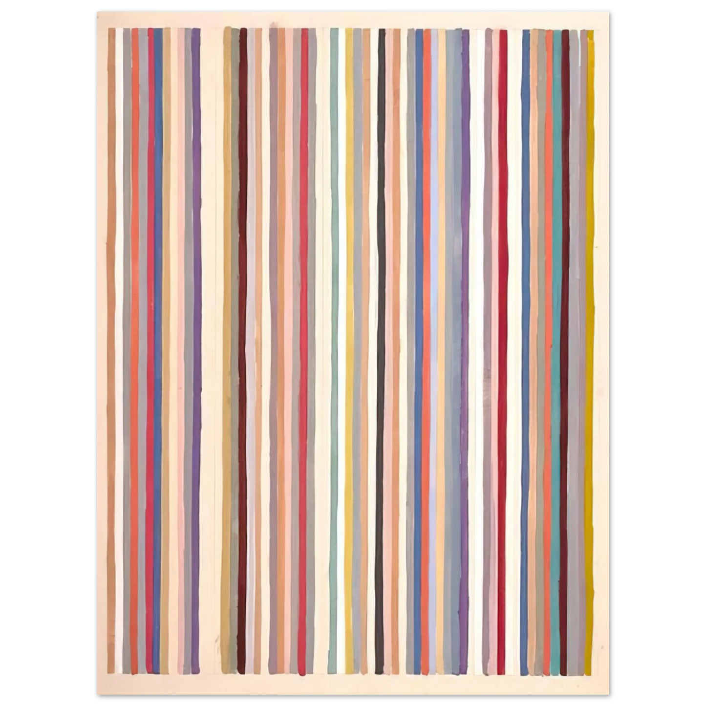 Gene Davis - Circus - 1979  75x100 cm / 30x40inches Fine Art Poster