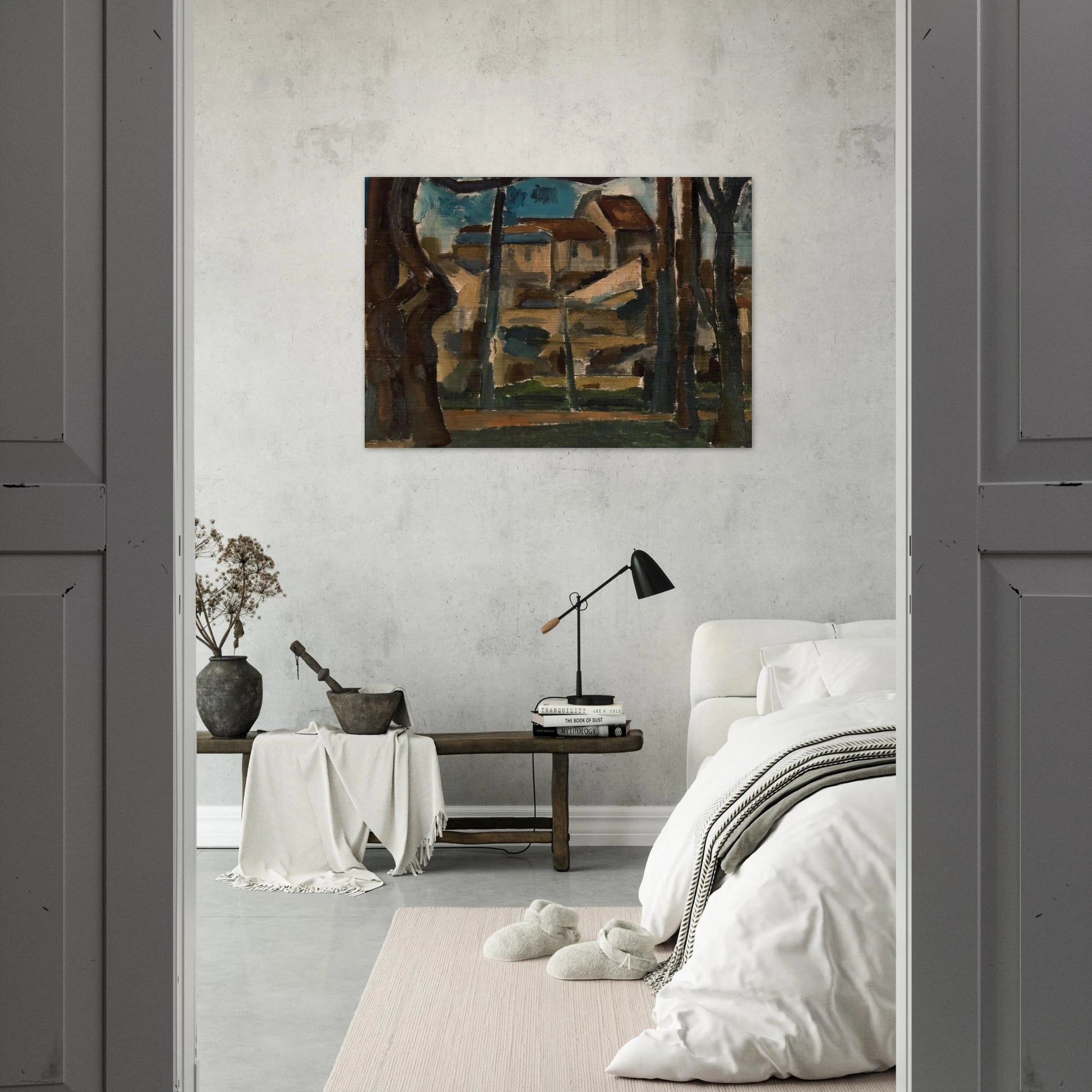 LANDSCAPE OF CARRI RES 1909 - Andre Derain Brushed Aluminum Print - 70x100 cm / 28x40 inches | Andre Derain Aluminum Print | Andre Derain Prints