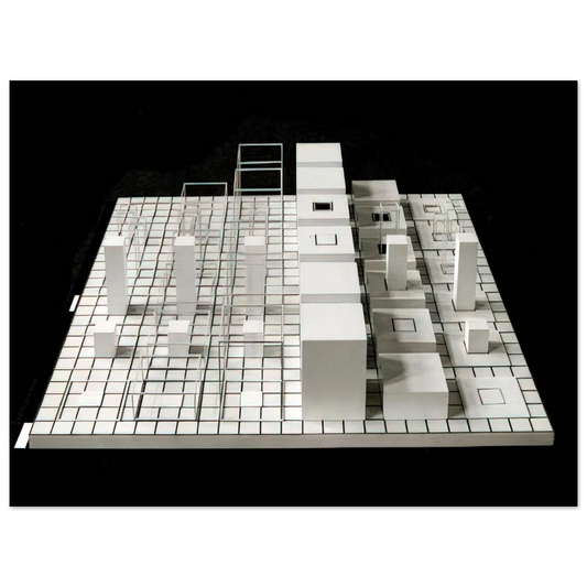 Sol LeWitt - Serial Project #1 ABCD  75x100 cm / 30x40inches Fine Art Poster