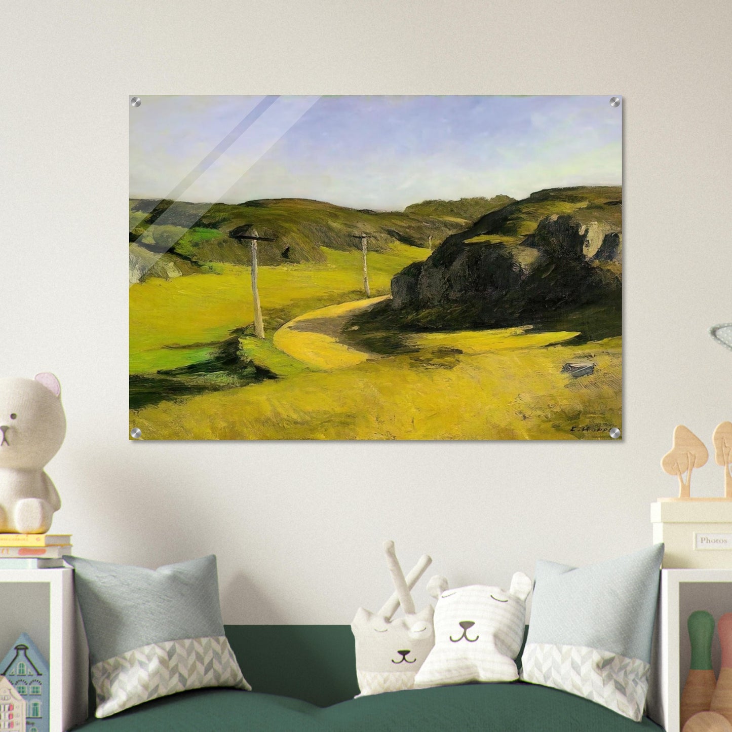 Road in Maine - Edward Hopper Acrylic Print - 70x100 cm / 28x40″ inches