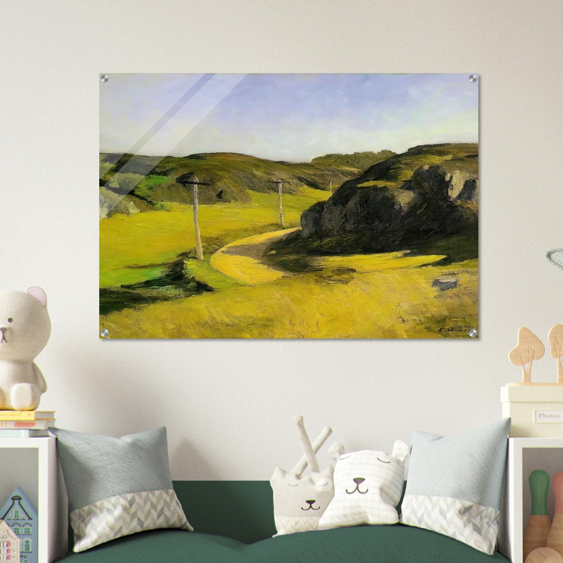 Road in Maine - Edward Hopper Acrylic Print - 70x100 cm / 28x40″ inches
