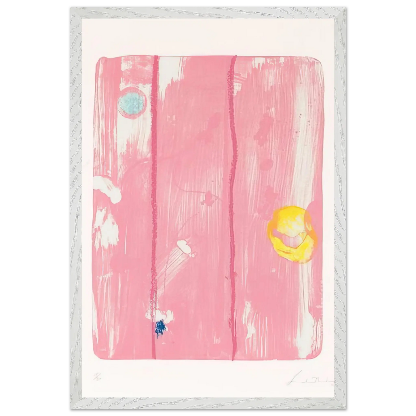 Helen Frankenthaler - Reflections VIII - 1995 Wall art - 27x35 cm / 11x14 Inches - Fine Art Poster - -