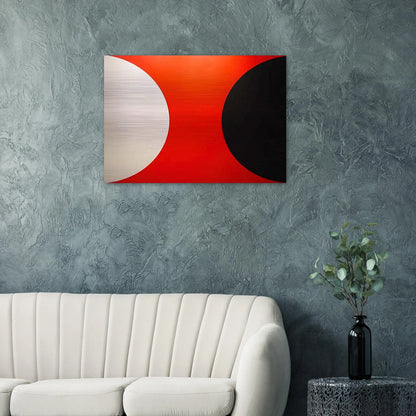 Omega IX - 1961 - Alexander Liberman Brushed Aluminum Print - 70x100 cm / 28x40 inches | Alexander Liberman Aluminum Print | Alexander Liberman Prints