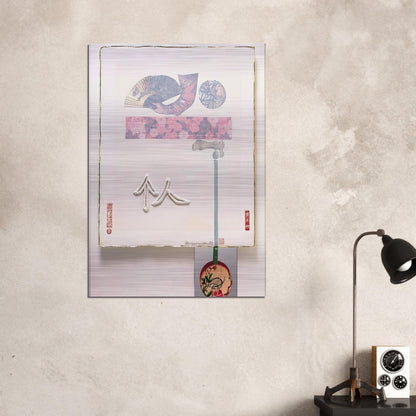 INDIVIDUAL FROM 7 CHARACTERS 1982 - Robert Rauschenberg Brushed Aluminum Print - 70x100 cm / 28x40 inches | Robert Rauschenberg Aluminum Print | Robert Rauschenberg Prints