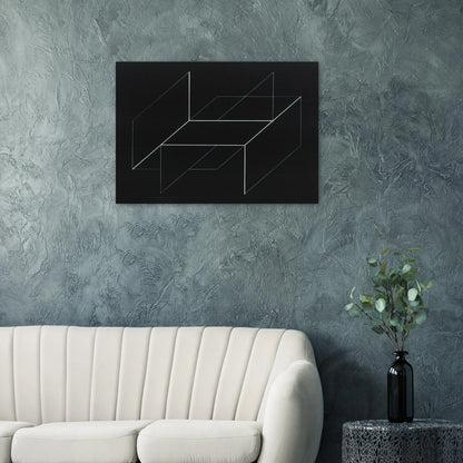 STRUCTURAL CONSTELLATION 1950 0 - Josef Albers Brushed Aluminum Print - 70x100 cm / 28x40 inches | Josef Albers Aluminum Print | Josef Albers Prints