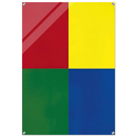 QUATTRO COLORI 2007 - Gerhard Richter Acrylic Print - 70x100 cm / 28x40″ inches