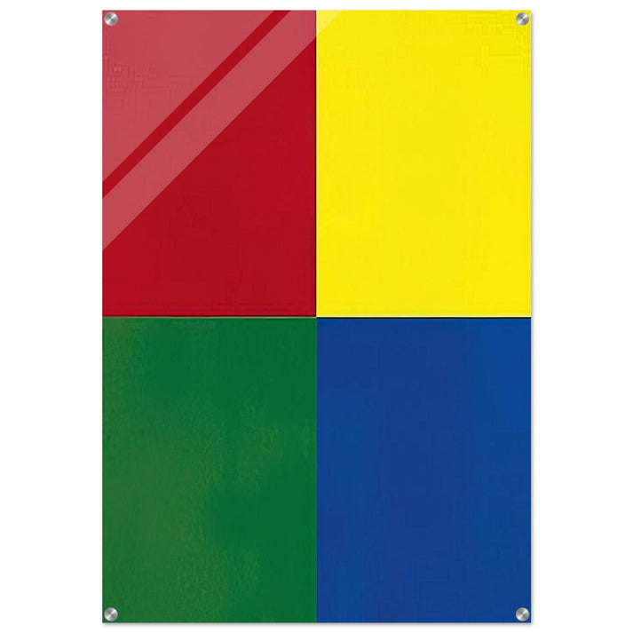 QUATTRO COLORI 2007 - Gerhard Richter Acrylic Print - 70x100 cm / 28x40″ inches