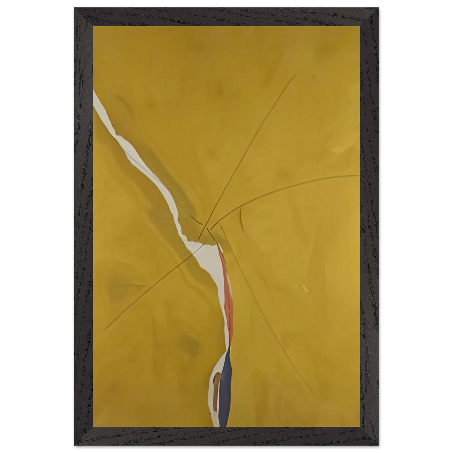 Helen Frankenthaler - Sesame, 1970- Wall Art - 60x80 cm / 24x32 inches - Premium Wooden Framed Poster With Fine Art Paper-canvas - Black frame