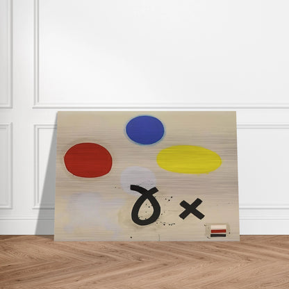 Open and Closed - 1970 - Adolph Gottlieb Brushed Aluminum Print - 70x100 cm / 28x40 inches | Adolph Gottlieb Aluminum Print | Adolph Gottlieb Prints