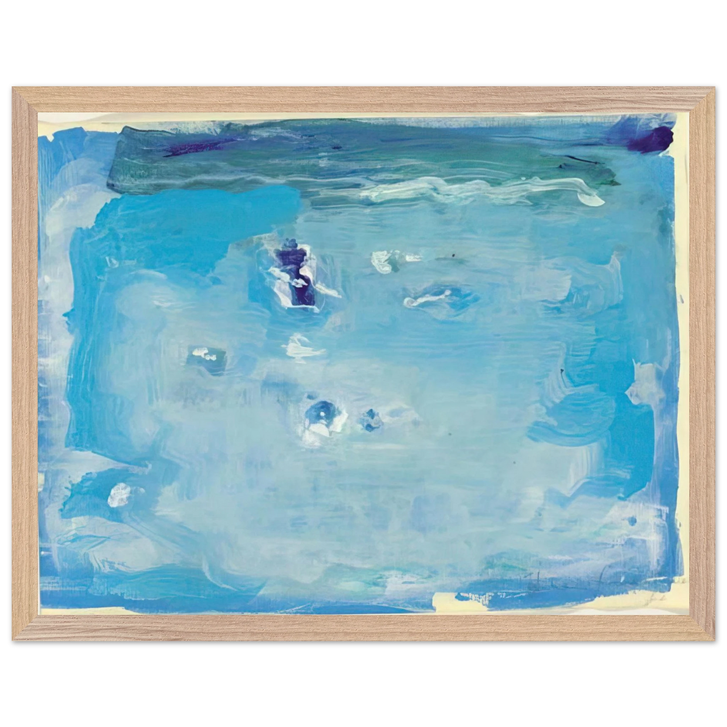 Helen Frankenthaler - Untitled - Color Field Painting, Lyrical Abstraction Wall art - A2 (42 x 59.4  cm) - Fine Art Poster-canvas - -