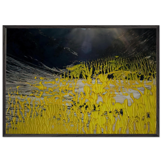 19 3 92 - Gerhard Richter 70x100 cm / 28x40 inches Framed Art Print – Black Wooden Frame