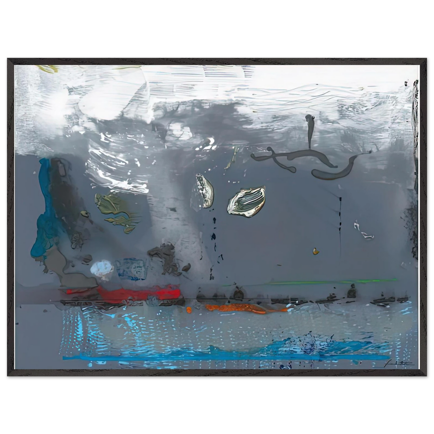 Helen Frankenthaler - Vespers, 1992- Wall Art - 28x40 inches / 70x70 cm - Canvas (Imperial)-canvas - -