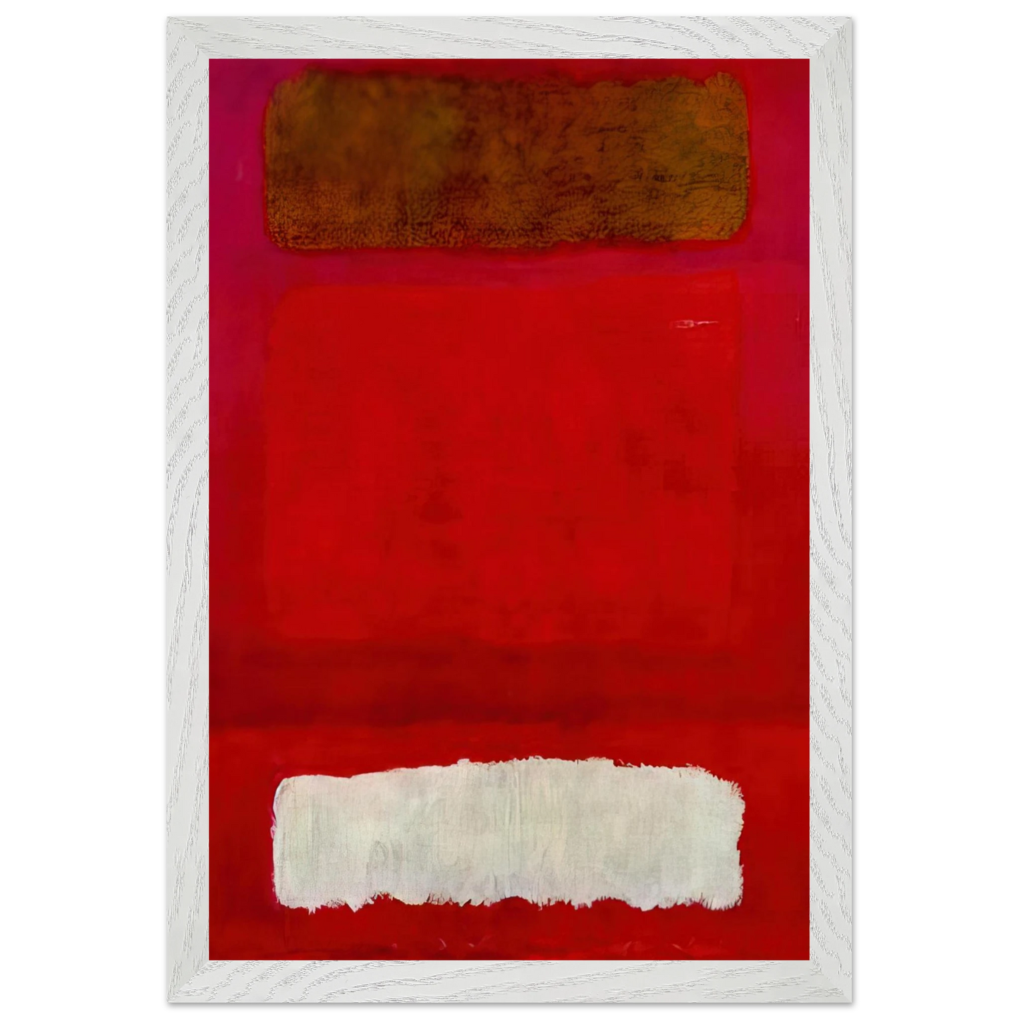 Mark Rothko - No. 16 Red, White, and Brown - 1957 Wall Art - 60x80 cm / 24x32 inches - Fine Art Poster-canvas - -