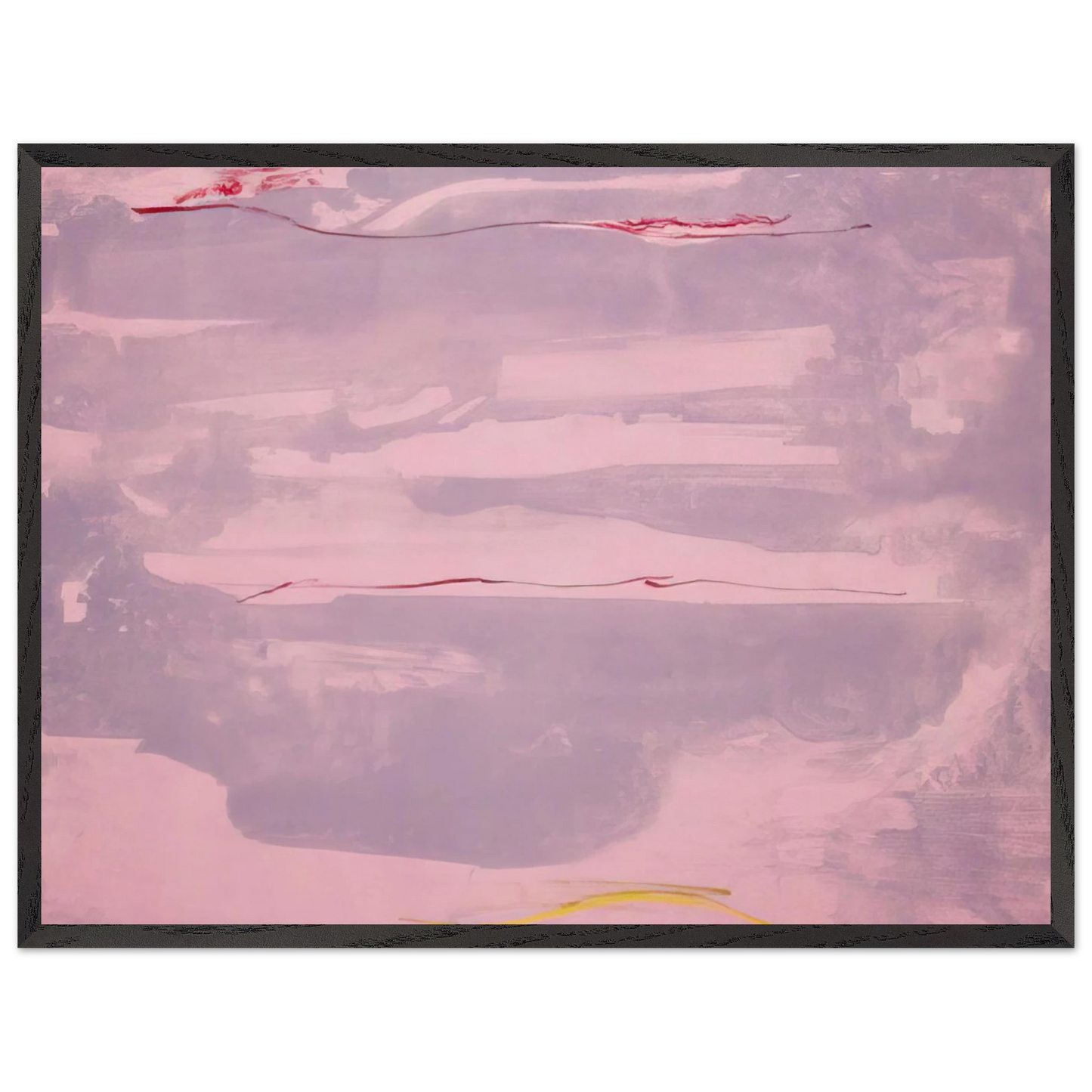Helen Frankenthaler - Dream Walk - 1977 Wall art - 30x40 cm / 12x16 inches - Premium Wooden Framed Poster With Fine Art Paper-canvas - Wood frame
