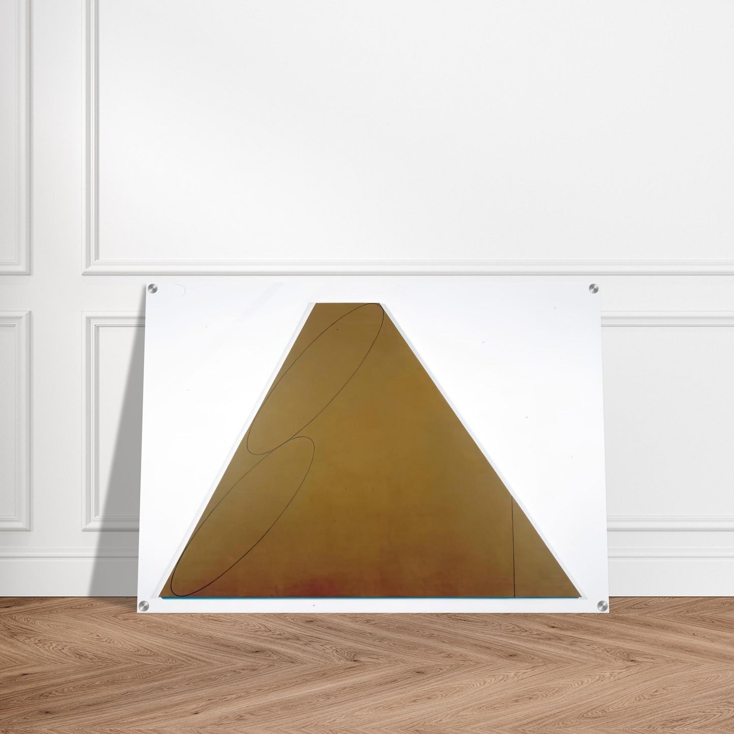 PLANE FIGURE III 1992 - Robert Mangold Acrylic Print - 70x100 cm / 28x40″ inches