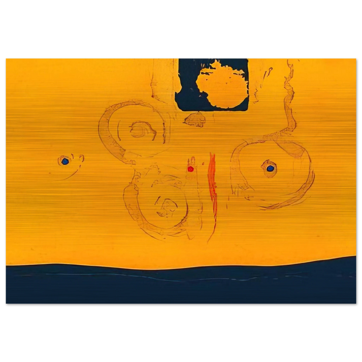 Plaza Real - 1988 - Helen Frankenthaler Brushed Aluminum Print - 70x100 cm / 28x40 inches | Helen Frankenthaler Aluminum Print | Helen Frankenthaler Prints