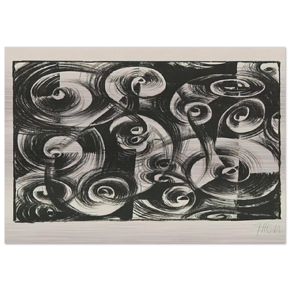 Linienrhythmus - 1919 - Johannes Itten Brushed Aluminum Print - 70x100 cm / 28x40 inches | Johannes Itten Aluminum Print | Johannes Itten Prints