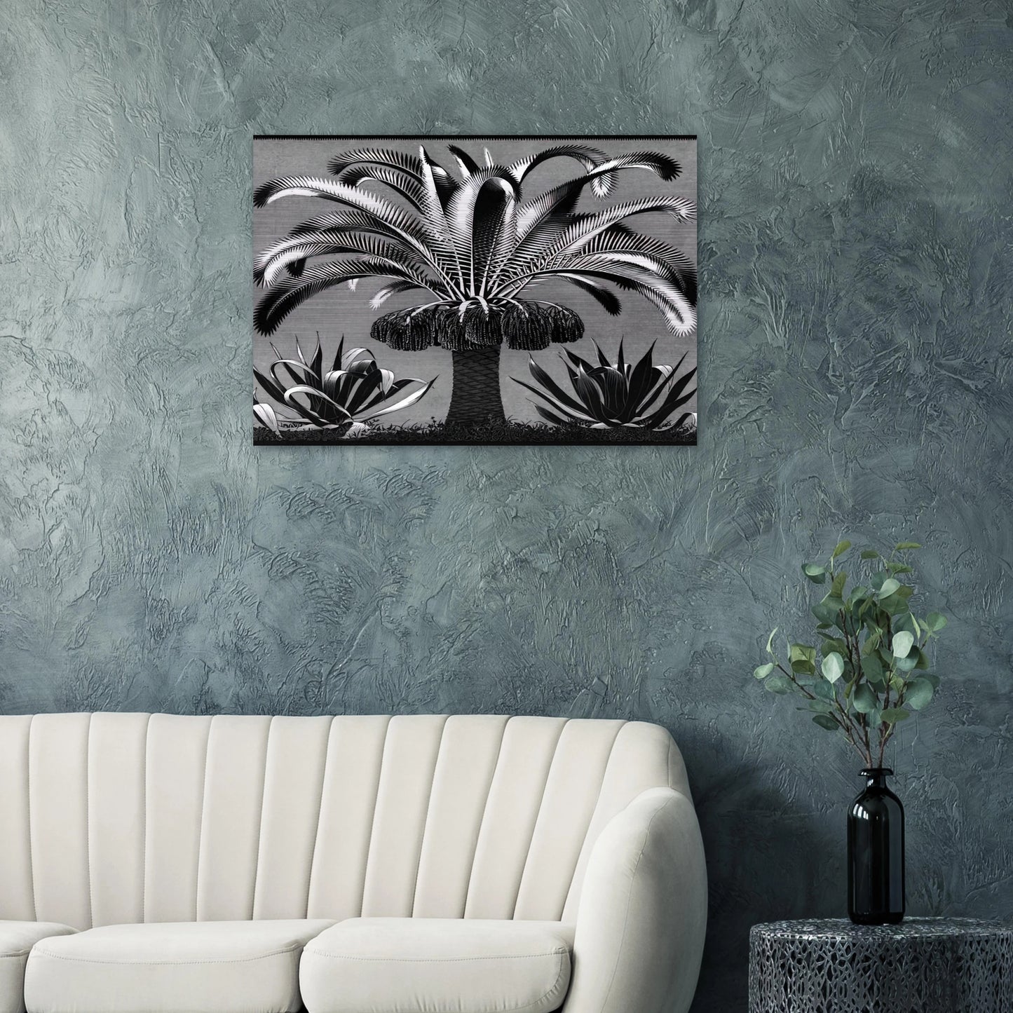 PALM - MC Escher Brushed Aluminum Print - 70x100 cm / 28x40 inches | MC Escher Aluminum Print | MC Escher Prints