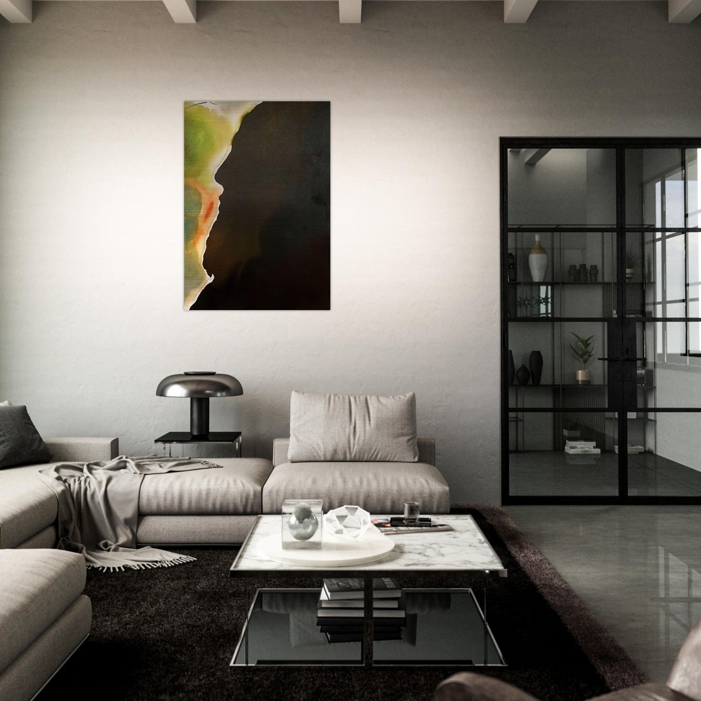 ABRAHAM PATER MULTAREM GENTIUM GENESIS 12 1F 1967 - Salvador Dali Brushed Aluminum Print - 70x100 cm / 28x40 inches | Salvador Dali Aluminum Print | Salvador Dali Prints
